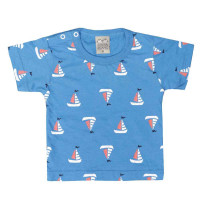 CONJUNTO DE BEBÊ MENINO BARQUINHO RANDA MUNDU AZUL