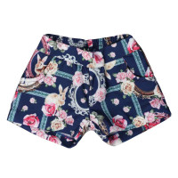 CONJUNTO CURTO BLUSA E SHORT INFANTIL ESTAMPA COELHINHO BRANCO