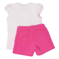 CONJUNTO INFANTIL DE MENINA CURTO RANDA MUNDU ROSA