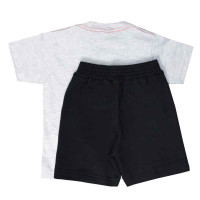 CONJUNTO CURTO CAMISETA E BERMUDA INFANTIL STREET MESCLA