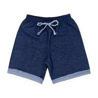 SHORTS INFANTIL 1 AO 3 SUSTENTÁVEL COM CORDÃO MARINHO