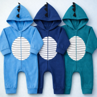 Macacão Infantil Menino em Soft Quentinho com Zíper Fácil Azul 