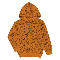 Blusa Infantil de Moletom com Capuz Skate Cobre até 8 anos
