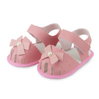 SAPATINHO DE BEBÊ COM LAÇO ROSA SOFFETE