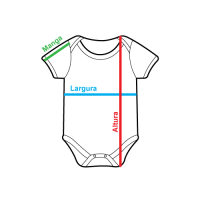 Kit Body para Bebê Menino 3 Peças Básico Oceano Azul