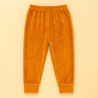 Calça Plush Caramelo Com Pé Aberto para Bebê - Conforto no Dia a Dia