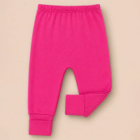 Calça Térmica Bebê Tecido Inteligente Com Pé Reversível Pink 0 a 12 Meses