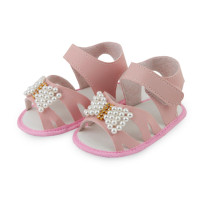 SANDÁLIA DE BEBÊ ROSA COM PEDRARIAS SOFFETE
