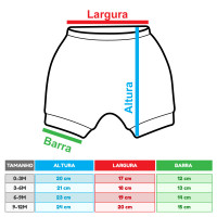 Shorts Algodão Bebê Triângulos Coloridos - Conforto e Estilo