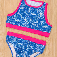 Conjunto Biquini com Jaqueta UV50+ para Praia e Piscina
