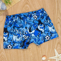 Sunga Boxer Street Art Royalblue para Meninos UV 50+
