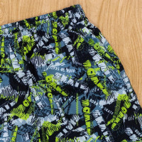 Bermuda Palavras Escritas com Bolso Preto Juvenil
