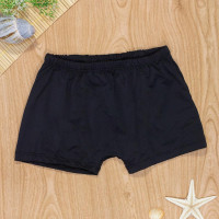 Sunga Boxer Preta Praiana Estilo e Proteção UV para Meninos