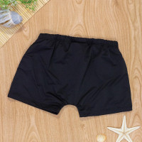 Sunga Infantil Boxer Preta Praiana Estilo e Proteção UV 4 ao 10