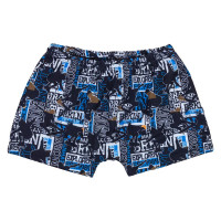 Sunga Boxer Proteção UV Skatista Azul Marinho