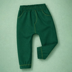 Calça para Bebê Ecolinho Conforto e Estilo Verde Musgo