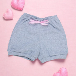 Shorts de Algodão para Bebê Meninas - Verão em Mescla