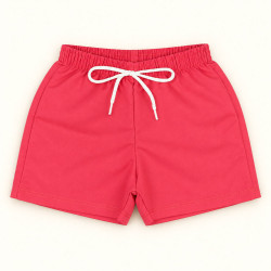Shorts Mágico Infantil até 3 anos Estampa Surge na Água e Encanta Framboesa