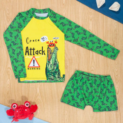 Conjunto de Banho com Proteção UV50+ Blusa e Sunga Boxer
